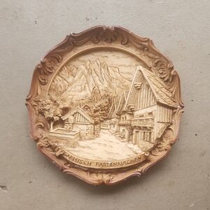Carved Wooden Wall Plaque